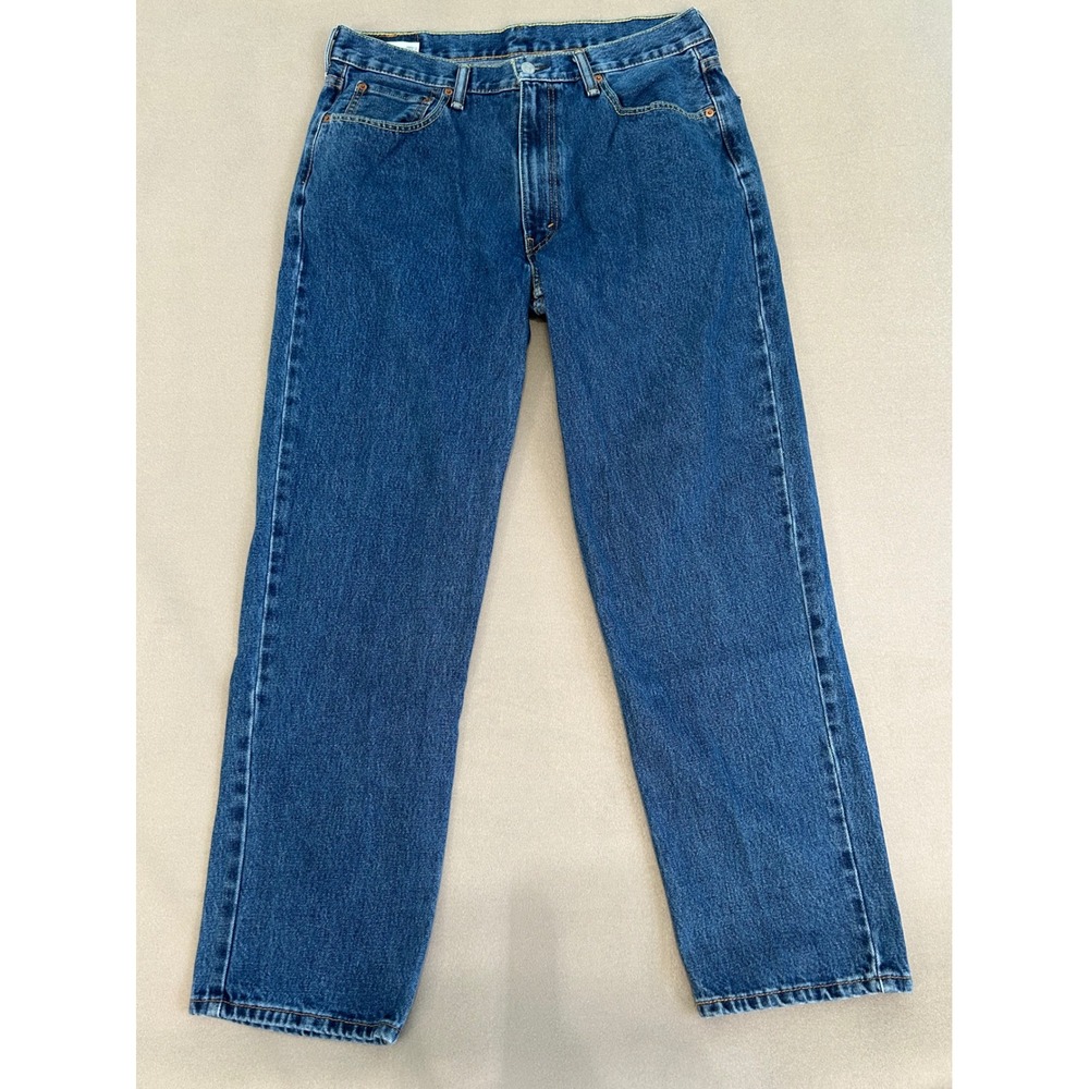 Levi's 550 Relaxed Fit Tapered Leg Blue Denim Jeans Mens 36x32 Medium Wash